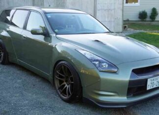 Nissan GT-R Front End Conversion on Stagea Wagon nissan-gt-r-front-end-conversion-on-stagea-wagon