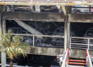 Massive Fire Destroys 50 Cars in Jacksonville Airport Parking Garage massive-fire-destroys-50-cars-in-jacksonville-airport-parking-garage