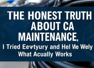 The Honest Truth About Car Maintenance: I Tried Everything and Here's What Actually Works
