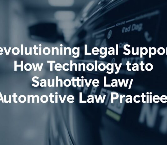 Revolutionizing Legal Support: How Tech is Shaping Automotive Law Practices Revolutionizing Legal Support: How Technology is Shaping Automotive Law Practices